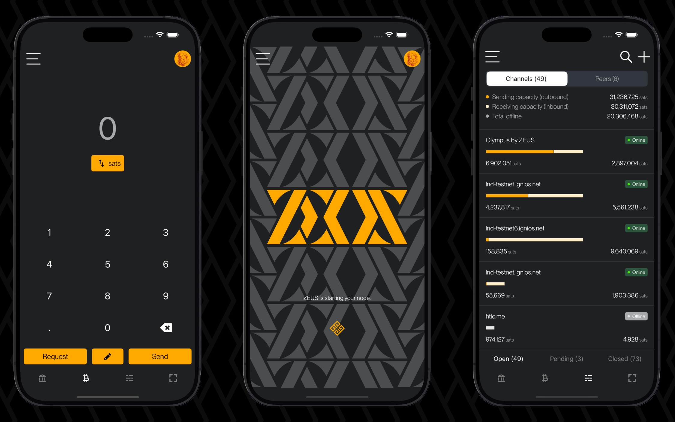 ZEUS screenshots